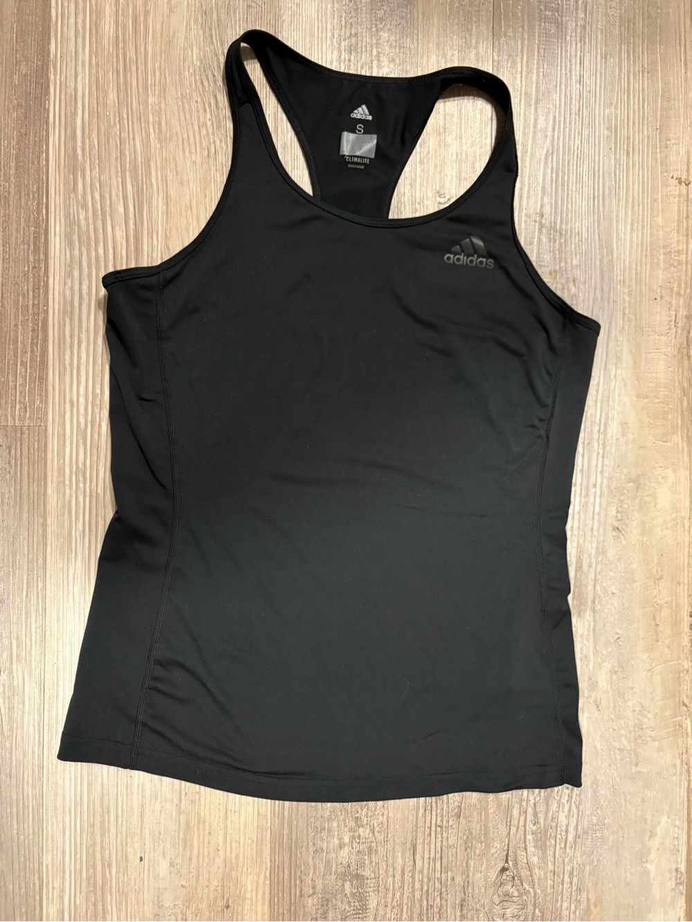 Adidas Women’s Black Climalite Racerback Tank Top-S